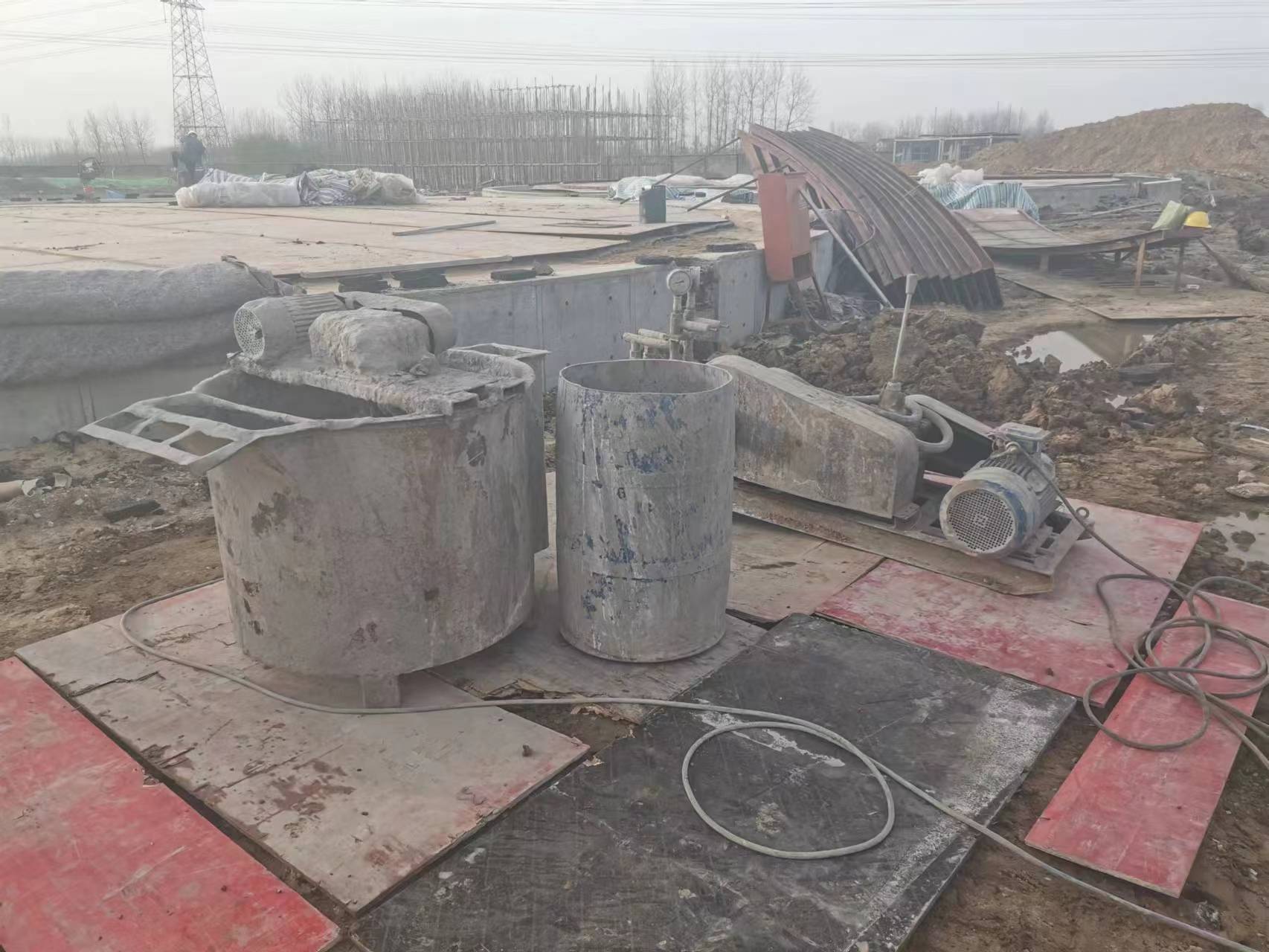 光山设备基础注浆